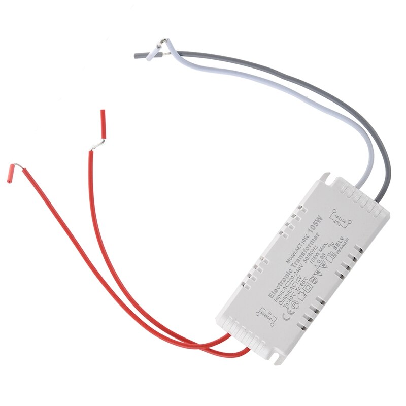 Halogen Light Electronic Transformer 105W 12V 220V - 240V with Command Strip Remote Control LED Color Single 5V-24V 12A