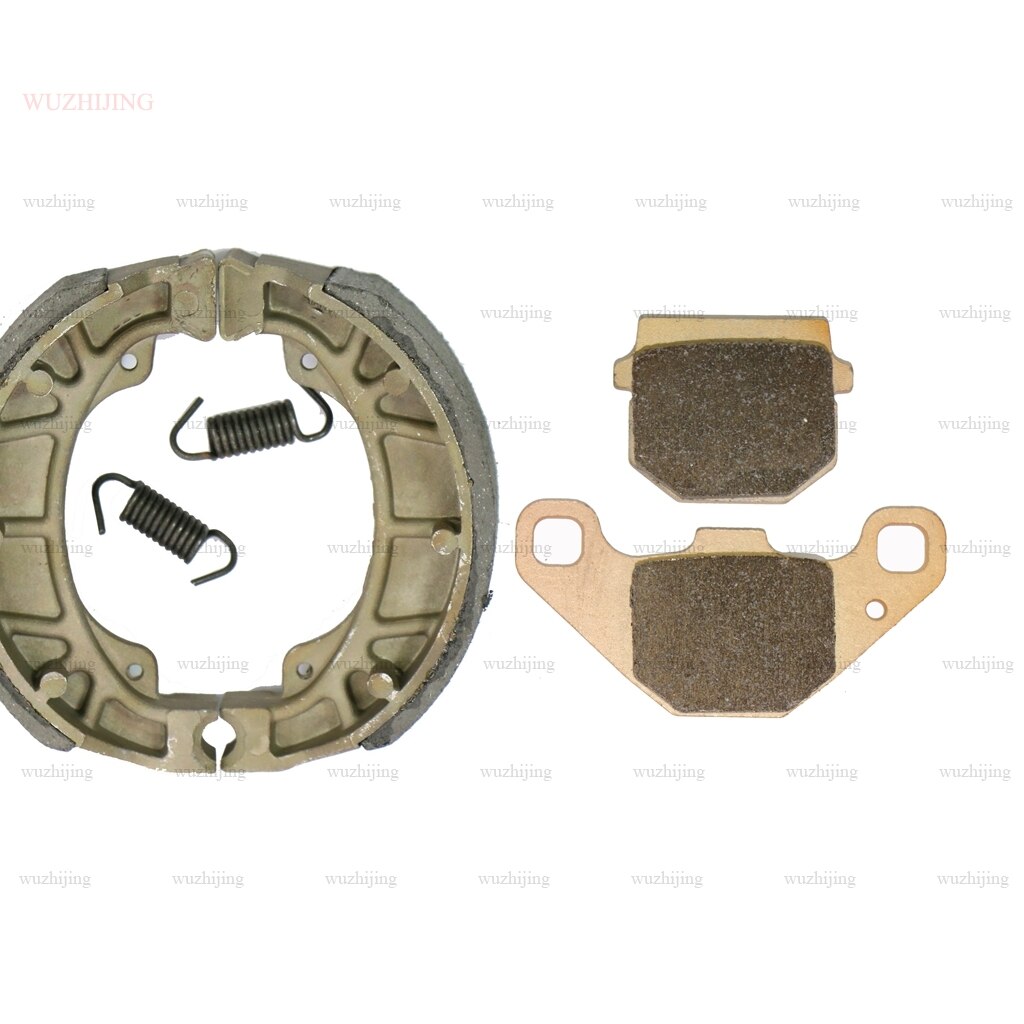 for SUZUKI ZR 50 SKX SKE SKH 1983 - 1987 Brake Pads set Front Rear 1986 1985 1984 Shoe Drum: SINTERED SET