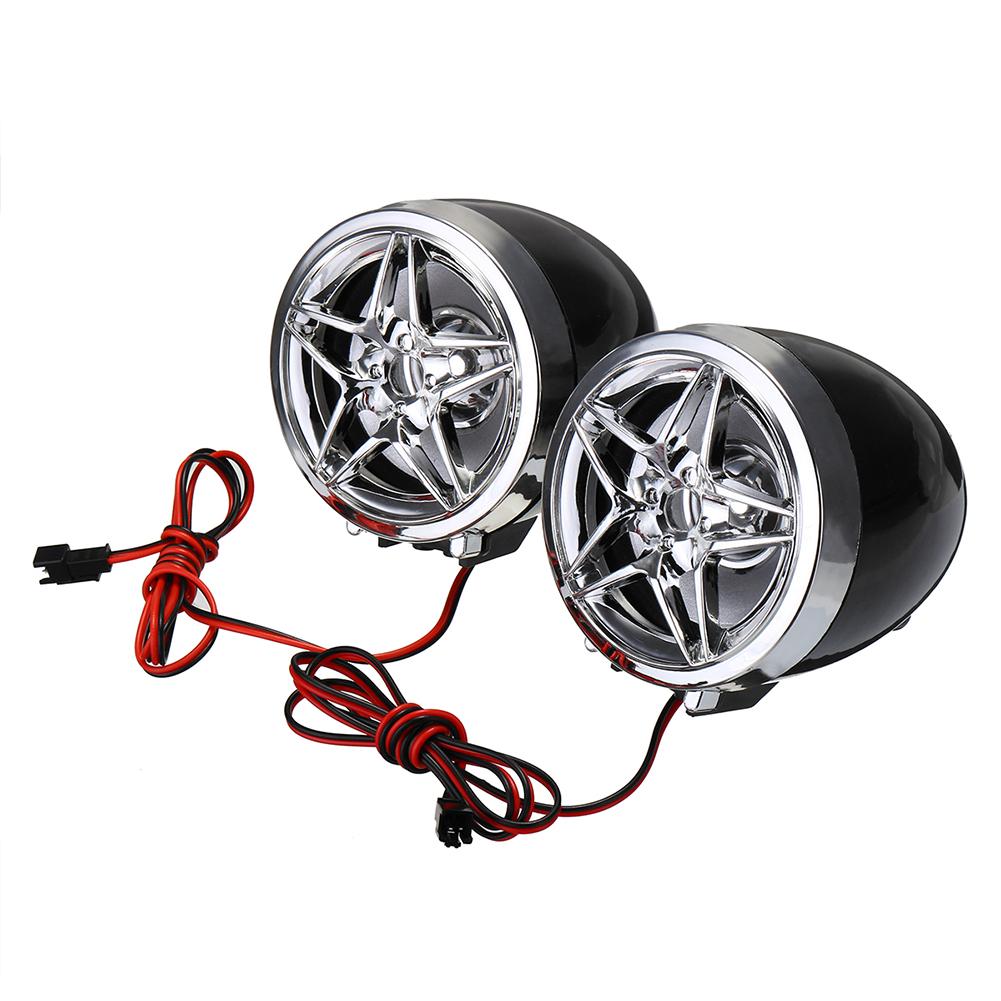 Moto Bluetooth FM Audio lettore MP3 altoparlante stereo a tromba Radio sistema Audio sveglia accessori Moto impermeabili