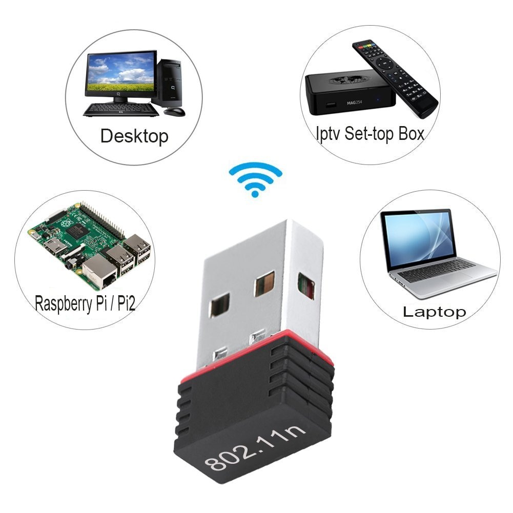 Ralink RT5370 150Mbps 150M USB 2.0 WiFi Wireless Network Networking Card 802.11 B/g/n 2.4GHz LAN Adapter