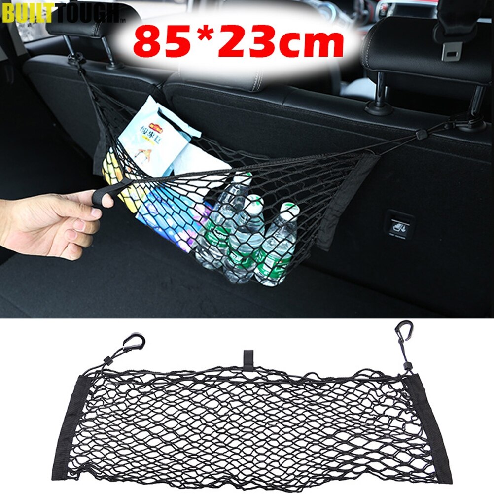 Red de carga ajustable de alta resistencia malla elástica de Nylon Universal con ganchos organizador de almacenamiento de equipaje accesorios de coche para camión SUV