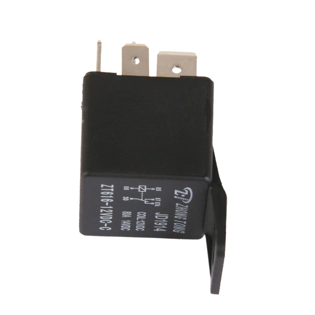 Car Truck Vehicle Automotive DC 12V 80A 80 AMP SPDT Relay Relays 5 Pin