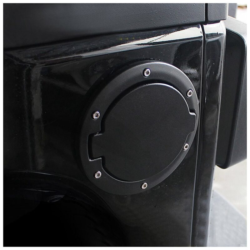 Fuel Filler Door Cover Gas Tank Cap 4-Door 2-Door for 2007 Jeep Wrangler JK & Unlimited