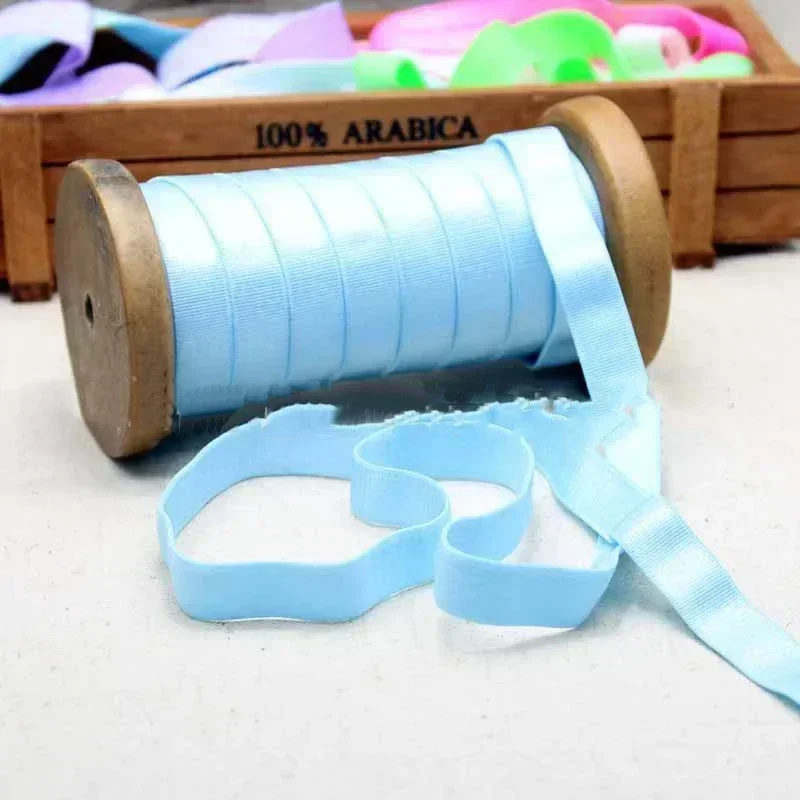 Bandas elásticas para ropa interior, sujetador, correa para el hombro, banda de goma para el pelo, pantalones, cinturón, correas elásticas de nailon, accesorio de costura, 5/10M, 12mm: Láser brillante / 1,5 m