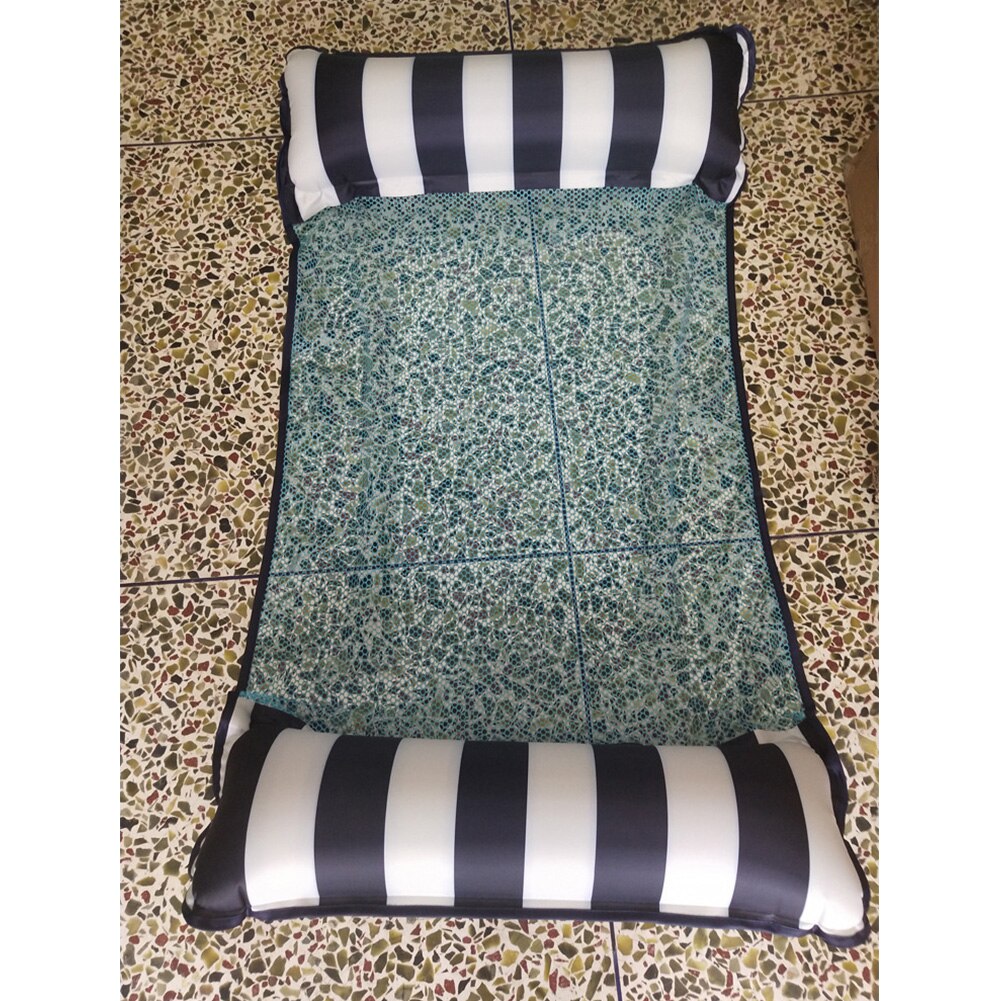 Saddle Bed Air Mattress Lounge Chair Party Swimming Pool Foldable Floating Toy Beach Drifter Inflatable Hammock Multi-Purpose