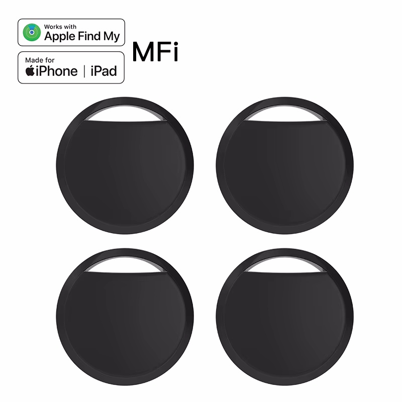 Airtag Bluetooth GPS Trackers IPX 5 Waterproof Sport Tracking Find My Elderly Kids Pets Available Mini Finders For iPhone: WHITE
