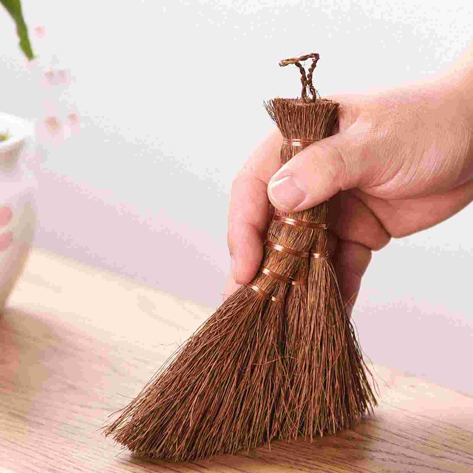 1pc Practical Small Broom Natural Palm Home Cleaning Broom Home Cleaning Tool