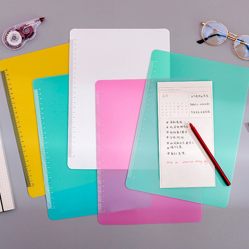Kolorowy uchwyt na papier robić pisania elastyczny antypoślizgowy obraz deska robić rysowania narzędzie dla studentów biuro jak99
