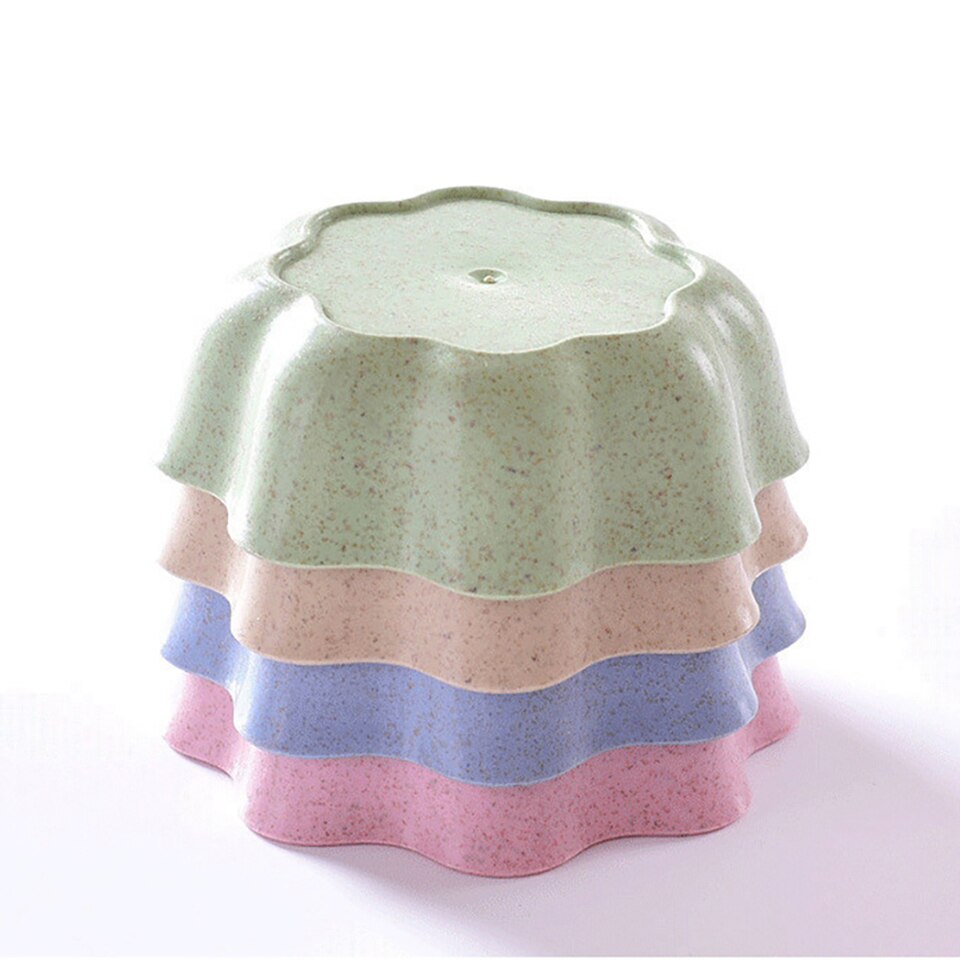 Bol d'assaisonnement en forme de fleur, bol de blé dégradable bol d'assaisonnement en forme de cœur assiette à Sauce pour aliments assiettes d'apéritifs pour outils de cuisine 3 pièces