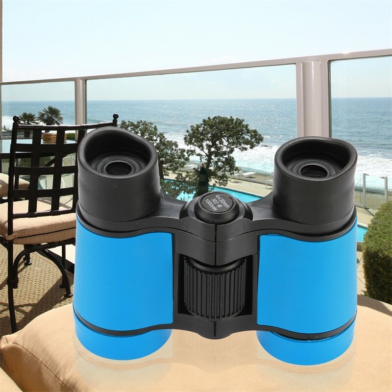 Binocolo 4X30 a Colori ad Alta risoluzione Impugnatura In Gomma antiscivolo Telescopio Maginification Per I Bambini Giochi All'aperto Ragazzi Giocattoli Regalo