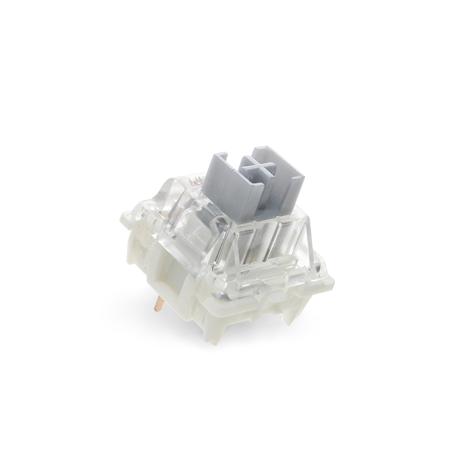 Gateron Smd Switches Silver Pro 3pins Switch The Factory Lubrication For Mechanical Keyboard: Single Spring / 70 pcs
