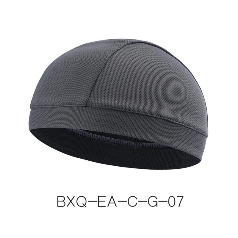 Motorcycle Helmet Inner Cap Cool Quick Dry Breathable Hat Racing Cap Helmet Beanie Cap Riding Helmet Car Accessories: Gray