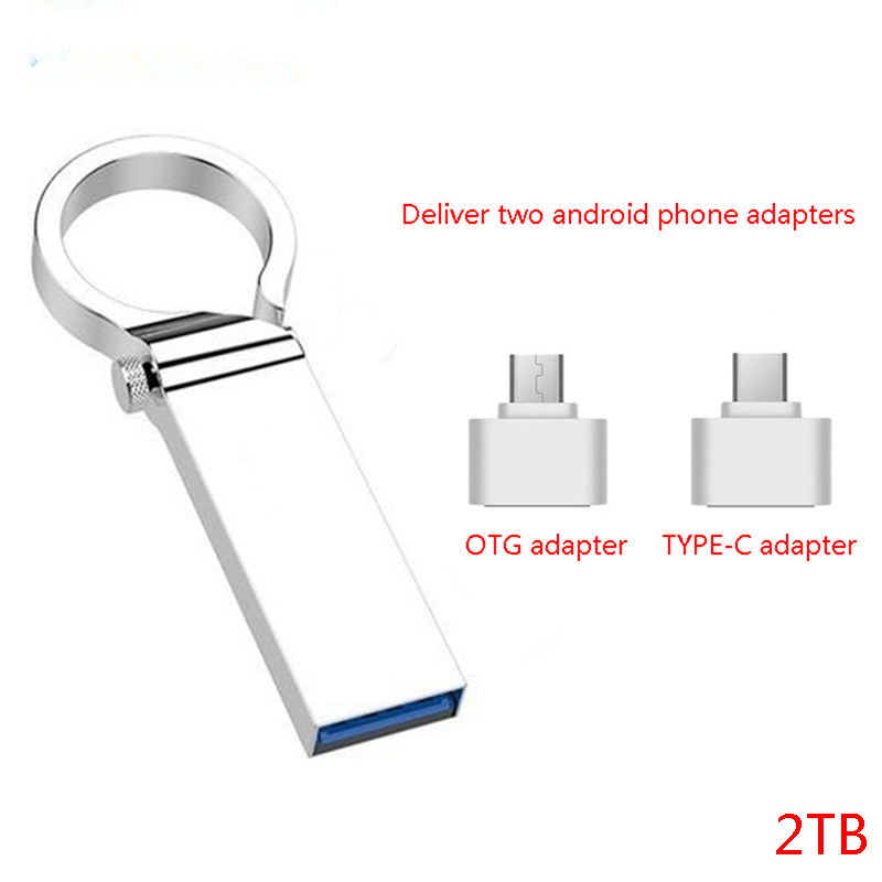 Usb 3.0 2TB Zinc Alloy Pen Drive 1TB Usb Flash Drives Pendrive Waterproof Memoria Usb Flash Disk Stick