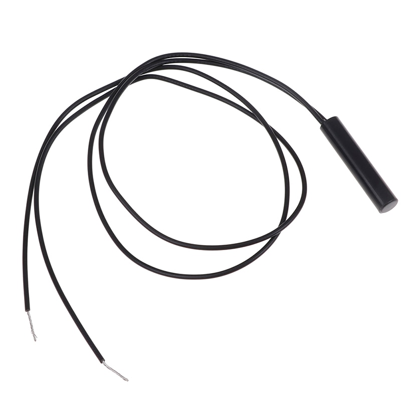 2pcs Cylindrical Plastic Mounted Reed Proximity Switch Magnetic Sensor Normal Open
