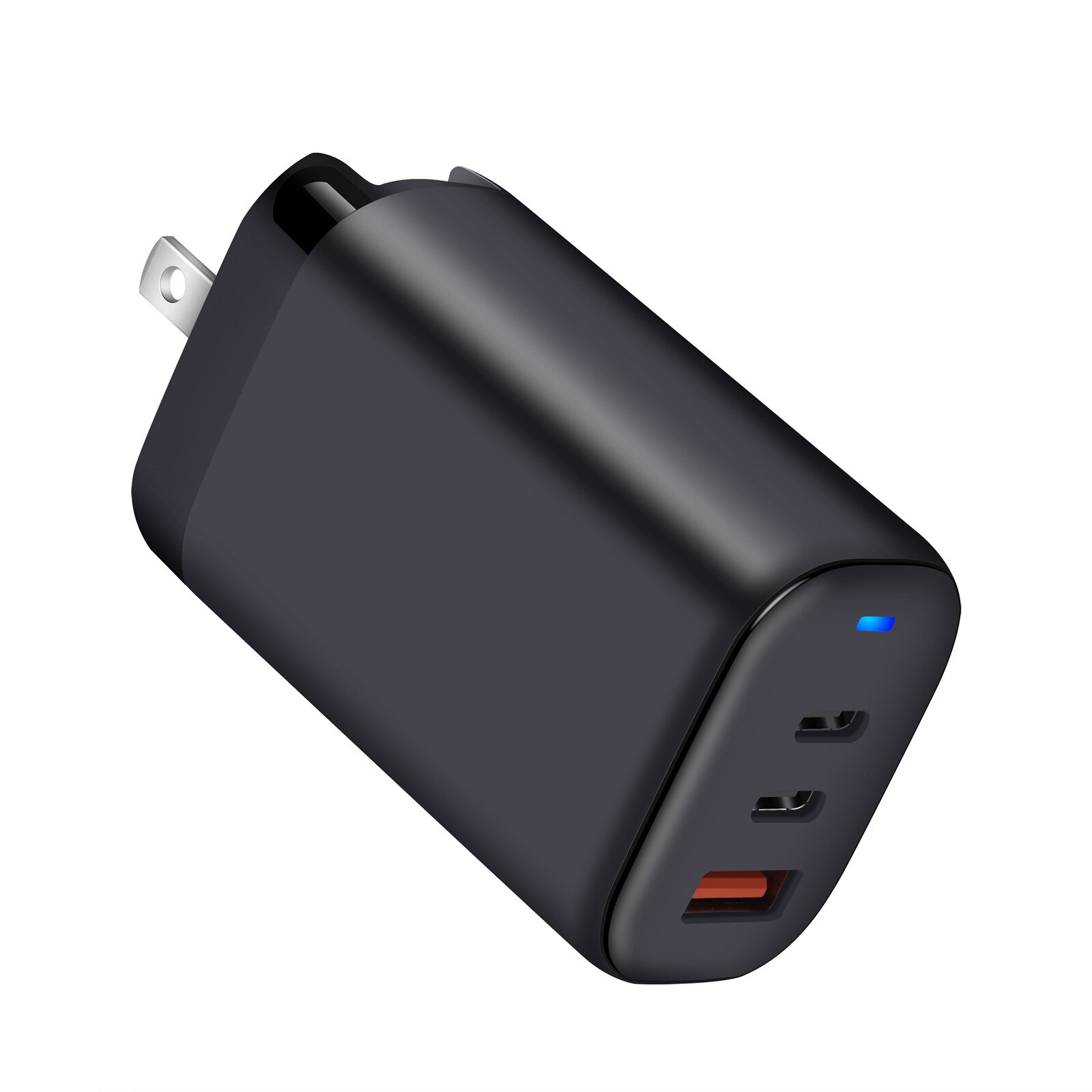 65W Lader Snel Opladen 4.0 3.0 Type-C Pd Usb Charger Met Qc 4.0 3.0 Draagbare Fast Charger voor Laptop Voor Iphone 12 12 Pro: UK Plug / Black