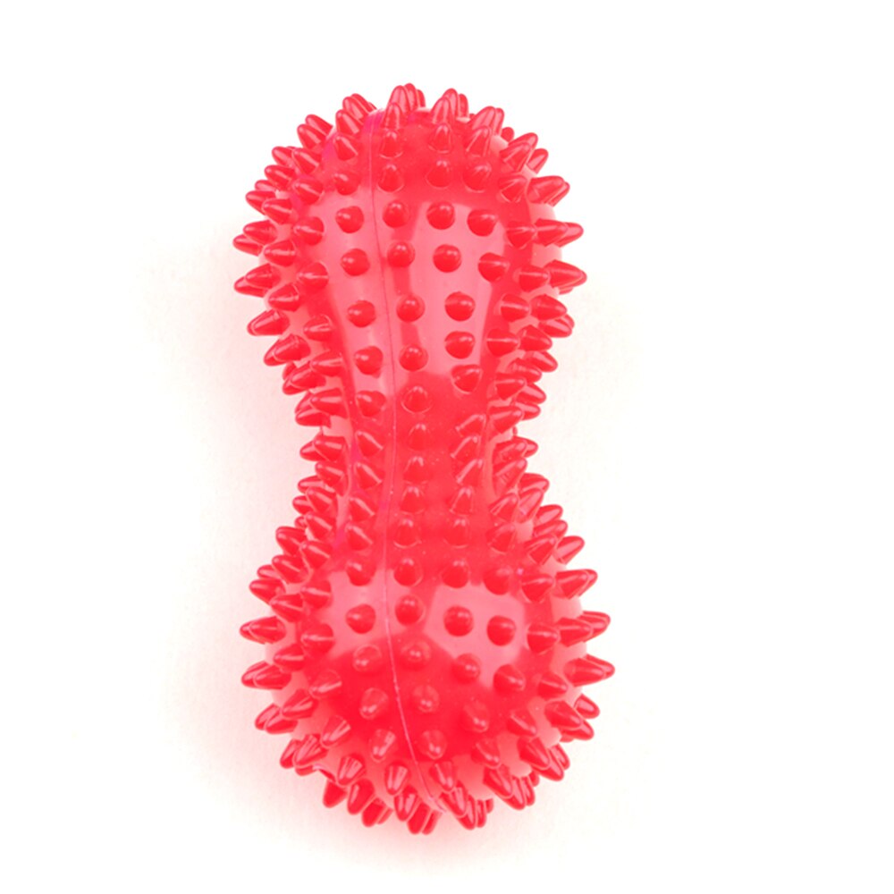 Anti Stress Massage Ball for Hand Foot Body Neck Back Yoga Fitness Gym Training Trigger Point Relax Massager Spiky Physiotherapy: Red Peanut