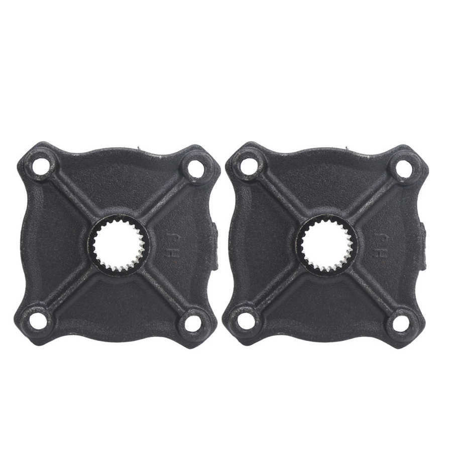 2pcs 23 Tooth Spline 4 Stud Wheel Rear Axle Hub Fit for 110CC 150CC Quad Bike ATV Dune Go Kart