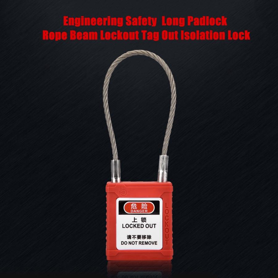 Engineering Safety Padlock Rope Long Beam Lockout Tag Out Isolation Lock