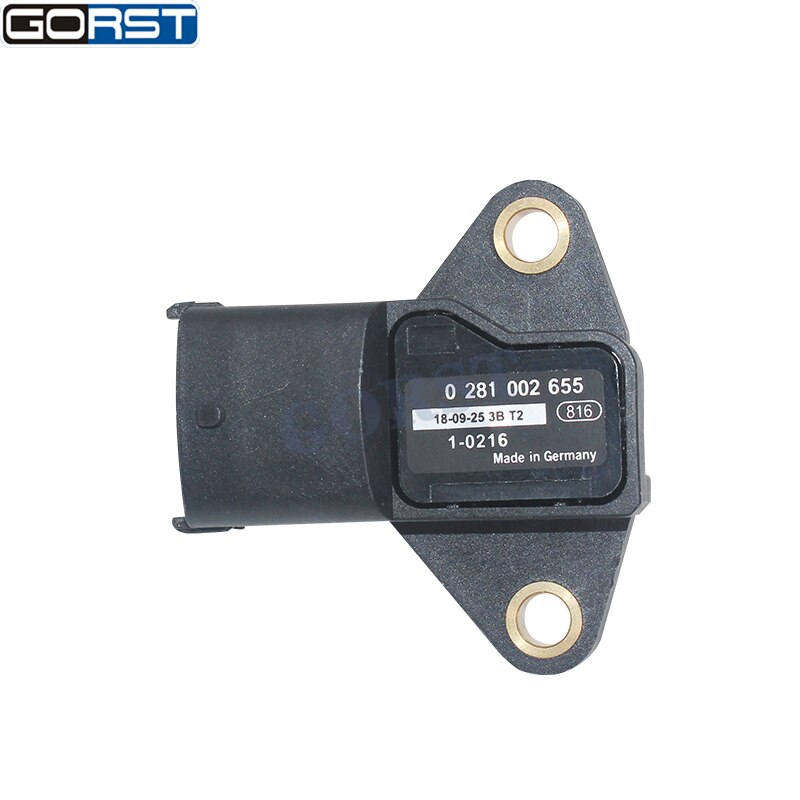 Luftindsugningsmanifold absolut boosttryk kort sensor 0281002655 for man lion s tga tgl tgx tgs tgm diesel 1697325 51274210216