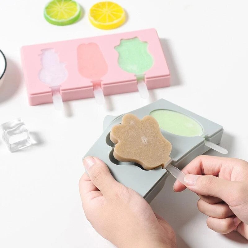 Máquina creativa para hacer helados, Cassette de paletas, molde de helado artesanal, color aleatorio, de utensilios de cocina