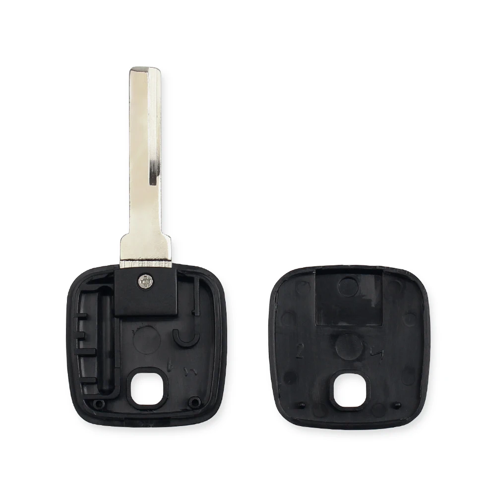 KEYYOU-carcasa para llave de coche, funda carcasa para Volvo S40 V40 D30 S60 S80 XC90 XC60 con Chip ID48/ID44 NE66 HU56R Blade