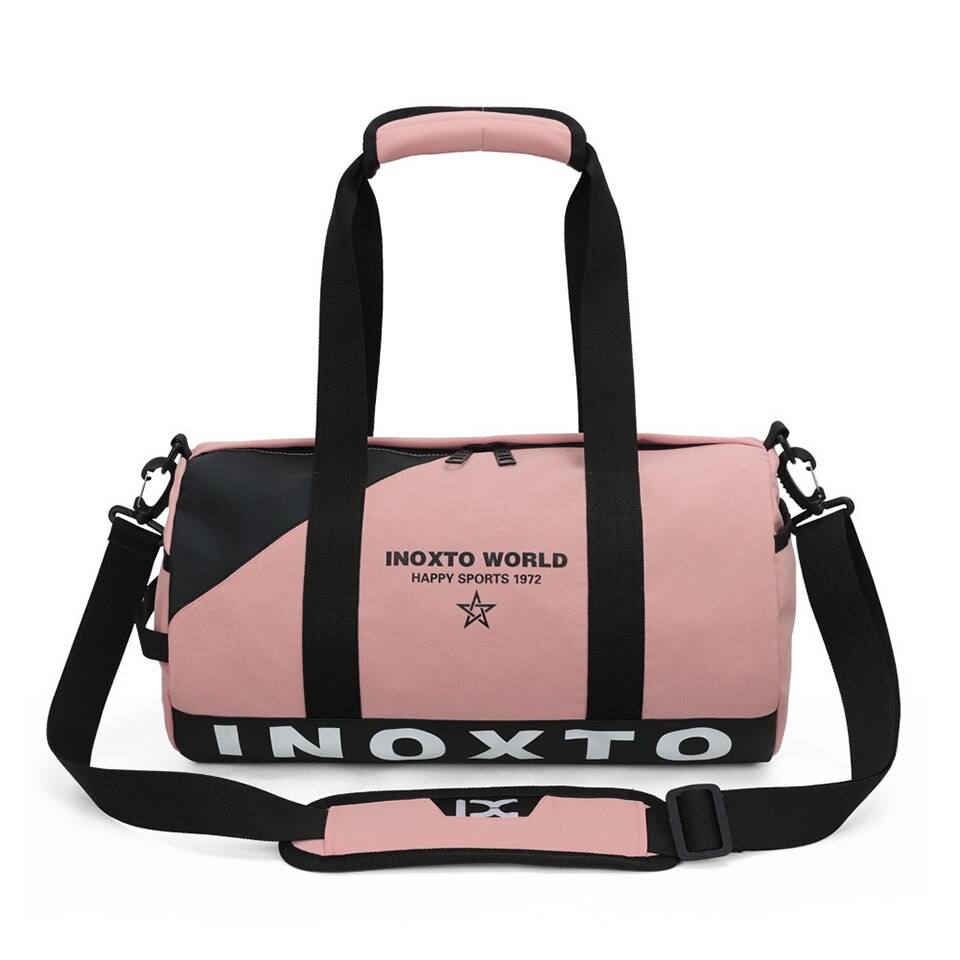 20L Sport Tasche Ausbildung Sporttasche Männer Frau Fitness Taschen Robuste Multifunktions Handtasche draussen sportlich Tote Für Männliche: Rosa