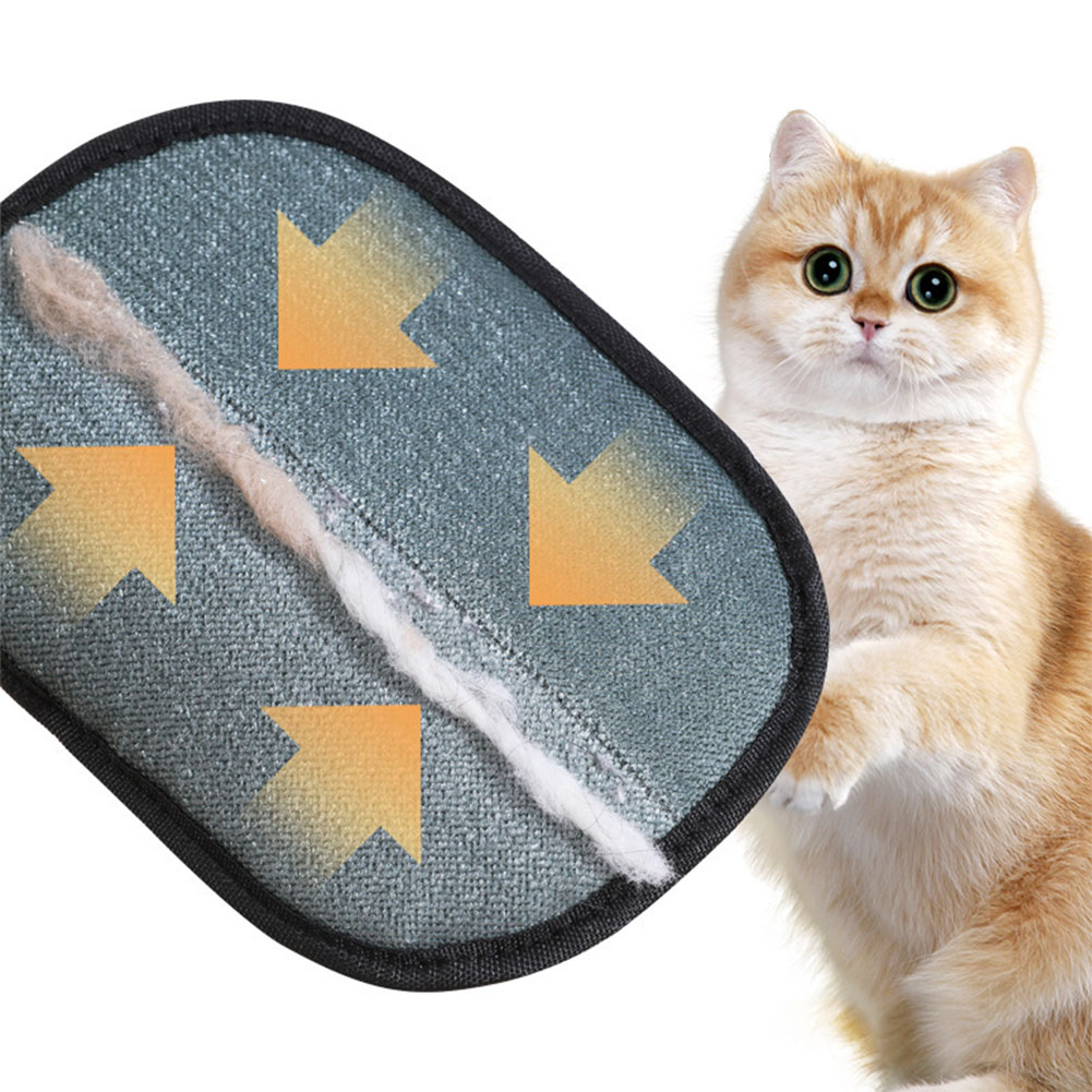 Tierhaarentferner-Handschuh, Enthaarungsbürste, Handschuh für Hunde, Katzen, Kaninchen, mit langem/kurzem/lockigem Haar