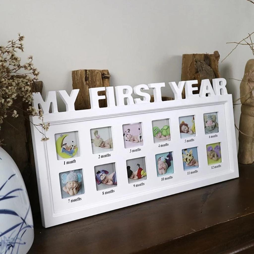 Photo Frame Kid DIY 0-12 Month Commemorate Pictures Souvenirs Newborn