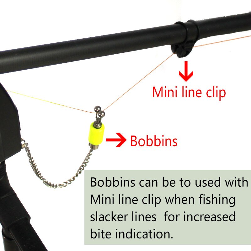 Spoel Vissen Alarm Indicator Swinger Karpervissen Nylon Belangrijkste Lijn Accessoires Karper Lijn Clip Voor Karper Hengel End Tackle