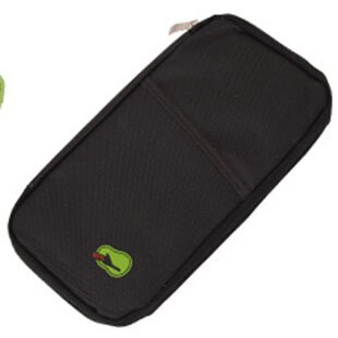 1pcs Folder Document Bag Multi Functional Long Paragraph Ticket Holder Printing Card Package Travel Passport File Package Zipper: C