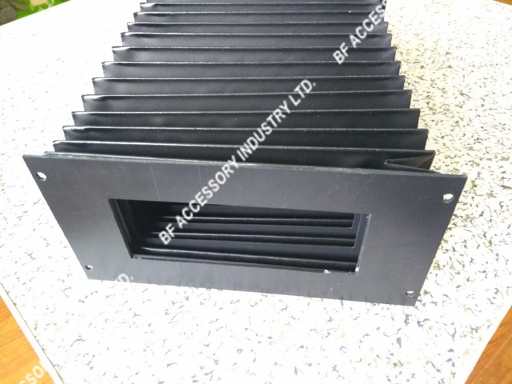 Rechteck faltenbalg: innen: 130mm x 50mm, außen: 200mm x 100mm, Max: 560mm