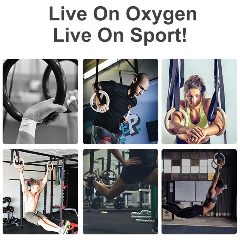 Wood Gym Rings, Wooden Gymnastic Rings, Fitness Rings, Exercise Rings, Gym Ring, Gymnast Rings, Gymnastics Rings