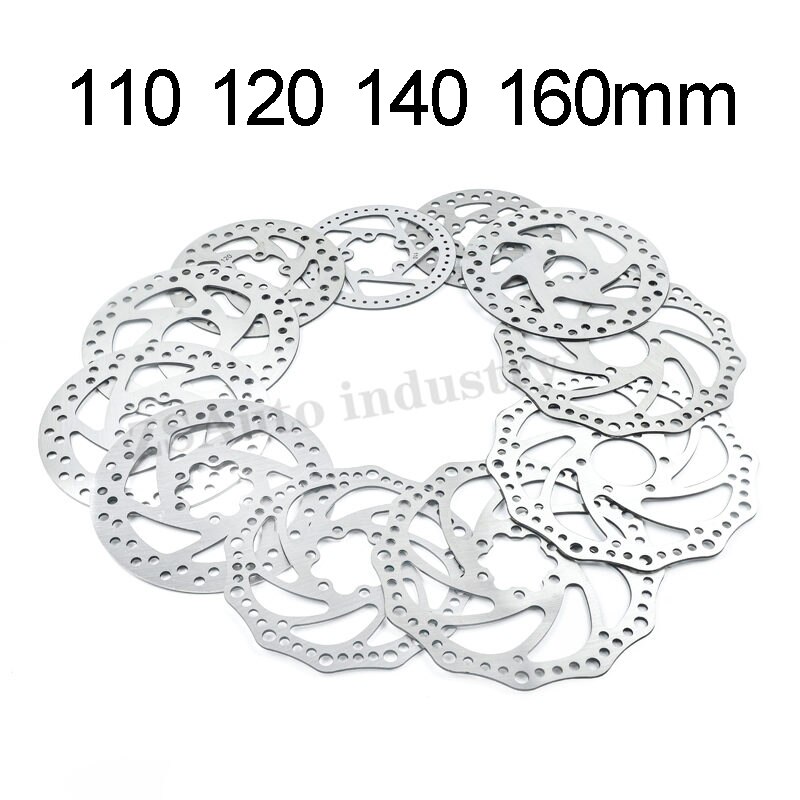 Bicycle disc brake 110-160 stainless steel disc with 6 bolts mountain bike hydraulic braking system riding parts