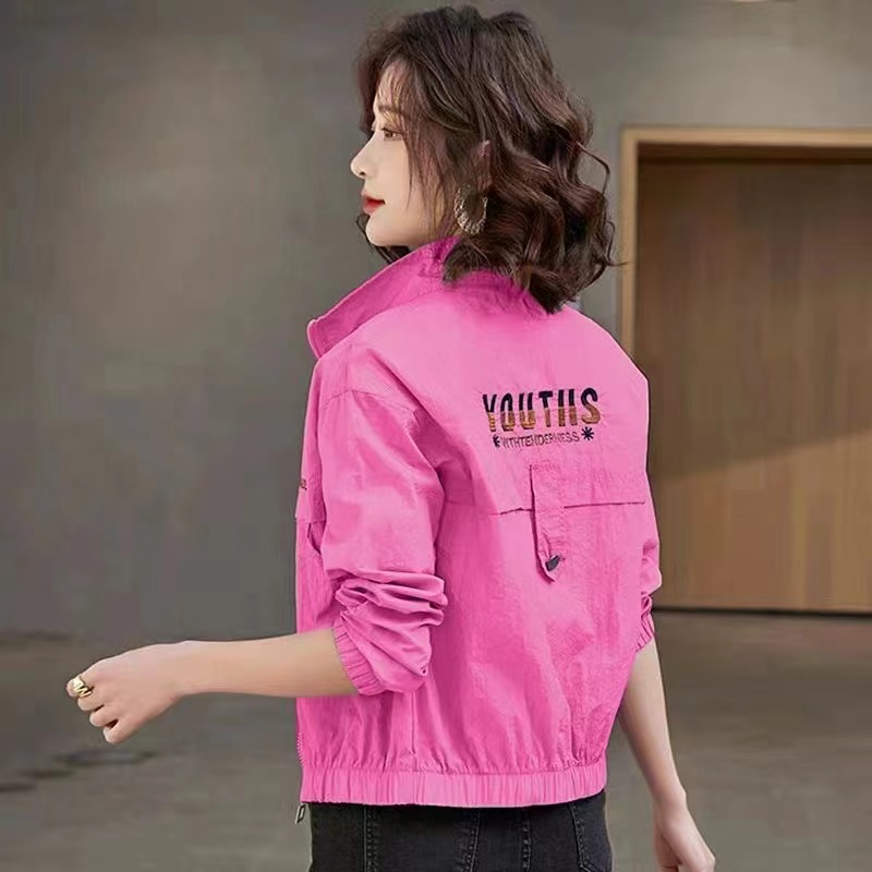 Sunscreen Coat Women's Summer Outerwear Breathable Joker UV Protection Sun-Protective Clothing Jacket Thin Female Tops