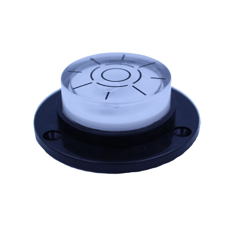HACCURY Bulls eye Bubble level Universal Level Bubble Round horizontal bubble 50*17mm: YY-5017BWT