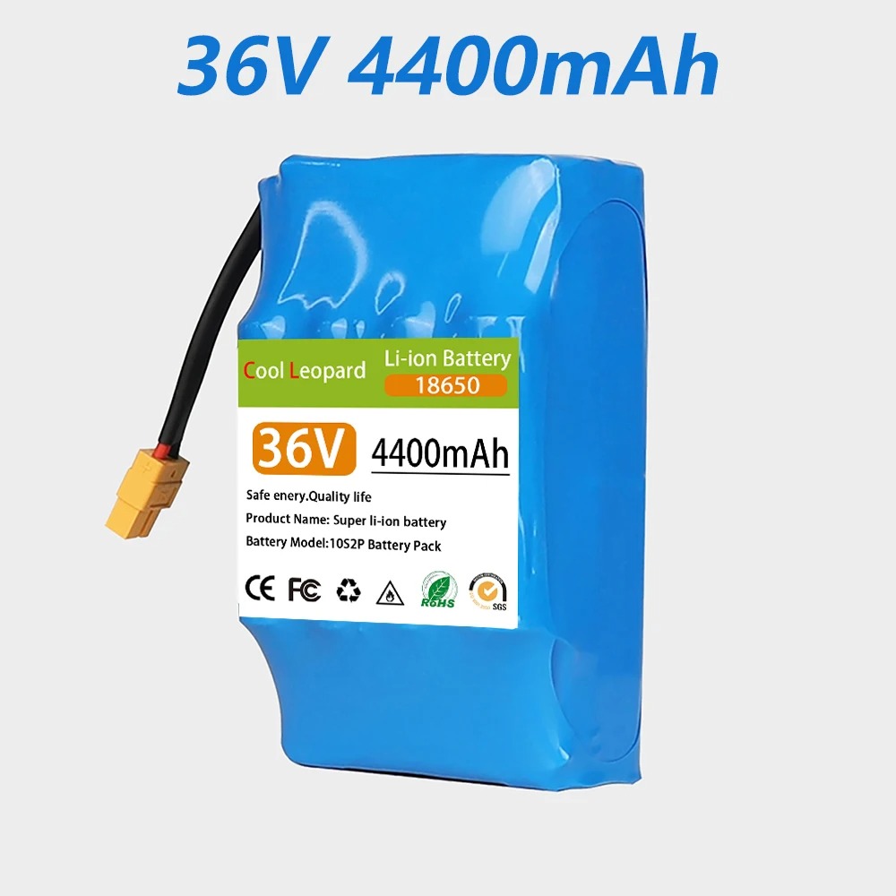 36V 6000mAh Battery Packs Lithium Ion Battery for Electric Self Balancing Scooter HoverBoard Unicycle 10S2P Battery: PURPLE