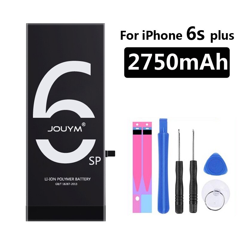 Jouym Batterij Voor Iphone 6 S 6 S 5 S 5 Se 7 8 Plus Originele Hoge Capaciteit Bateria Vervanging batterie Voor Iphone X Xs Max Xr 7P 8: For iPhone 6s plus
