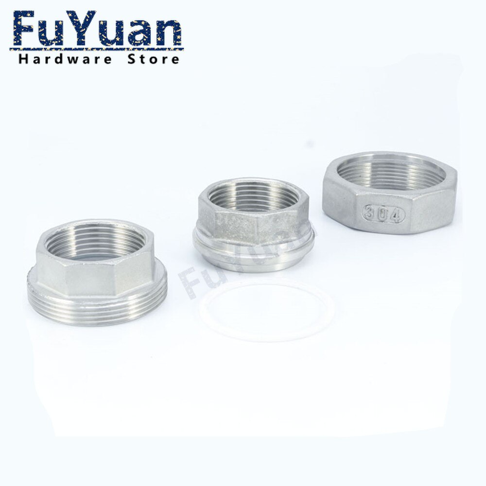 Screw Water Pipe Joint 1/8&#39;&#39; - 4&#39;&#39; BSPT Female Threaded Union Stainless Steel SS 304 Cast Pipe Fitting Class 150