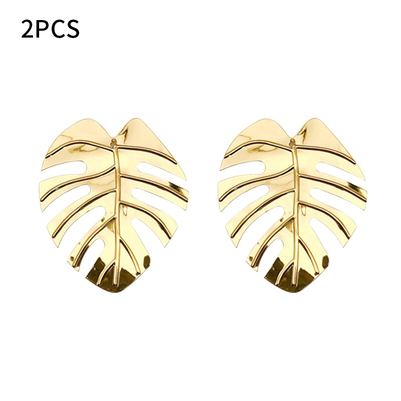 2 uds conjunto de anillos para servilletas, servilleteros de hojas, servilleteros decorativos, hebilla para servilletas, de bodas, celebración del Festival, Decoración de mesa PARA CENA: gold