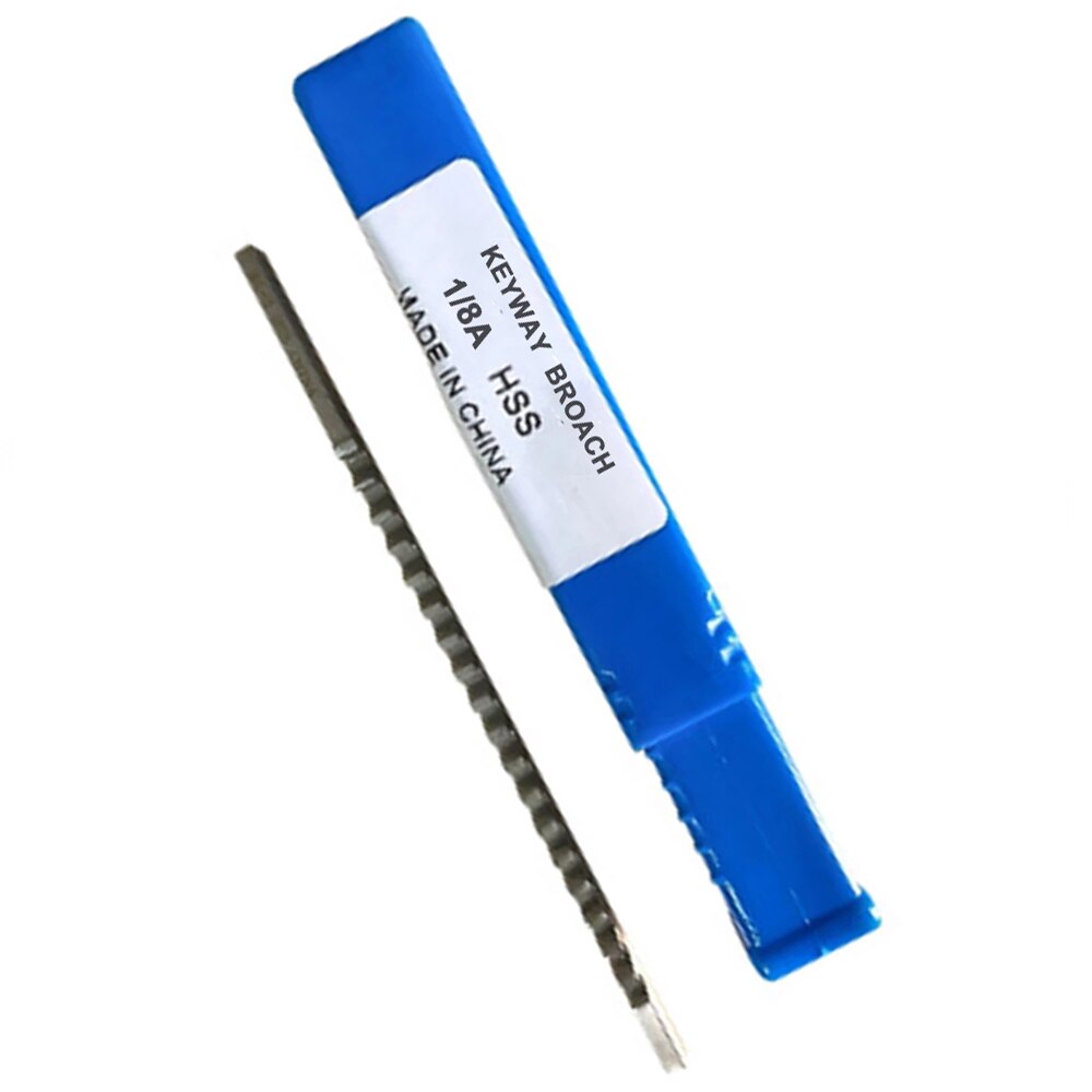 Broche pour machine à brocher CNC, outil de coupe HSS en acier rapide de 5/32 B pouces