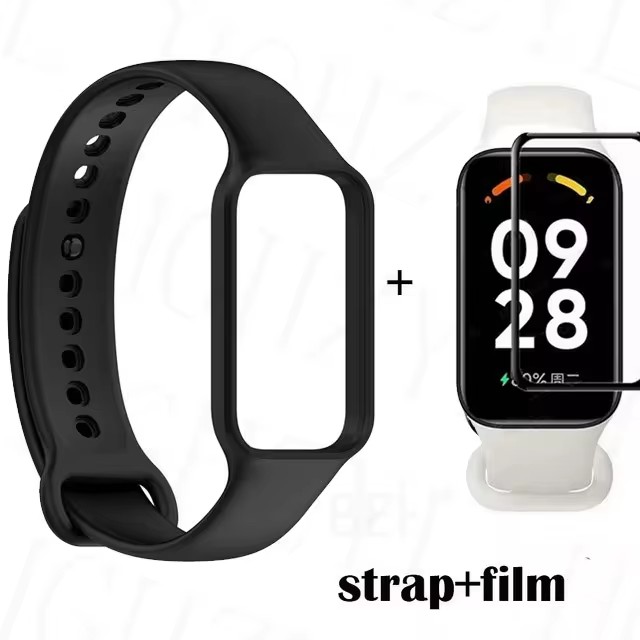 Offizielles Armbinde für Amazfit Band 7, Sport-Handgelenk-Ersatzarmband, weich, für Amazfit Band 7, Sport-Armbinde-Zubehör: Weiß