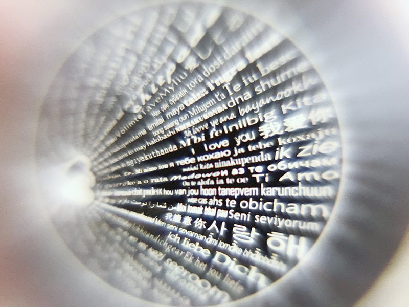 bracelet 100 languages I love you couple bracelet lover jewelry