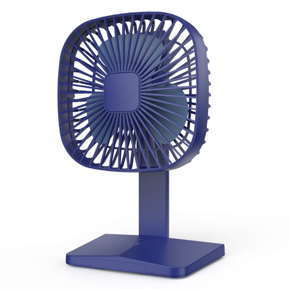 Usb Desktop Tafel Ventilator Mini Draagbare Klem 3 Snelheden Bureau Ventilator Draaibare Ventilator Sterke Wind: Blue