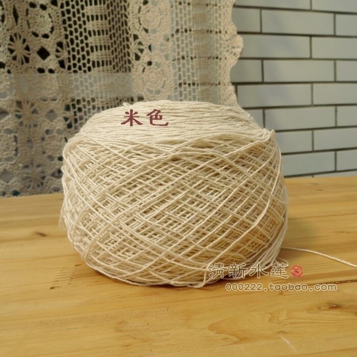 handgemachte häkelarbeit haken blume tasche haken DIY untersetzern isomatte hohlgeflecht volle baumwolle Beige ursprünglich dicke linie: Langweilig