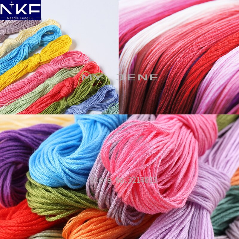 NKF The spring in the park scenery style needlepoint Christmas stocking counted cross stitch embroidery sets for home decoration