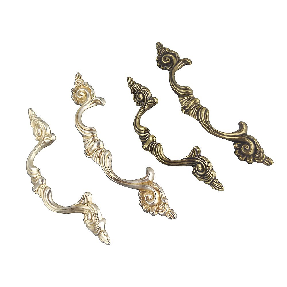 Antique Silver Bronze Furniture Handles Kitchen Cabinets Door Knob Pull Drawer Wardrobe Cupboard Shoe Closet Dresser Pull Handle