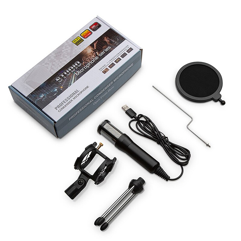 USB Microphone Condenser Microphone Computer Microphone Conference Voice PS4 Gaming Microphone USB MIC