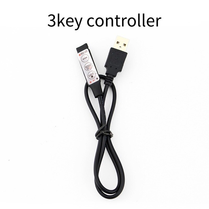 USB RGB LED Controller 12v 5v 24v Led Remote Controller rgb usb led controller 3 17 24 44 Key IR RF remote control for led strip