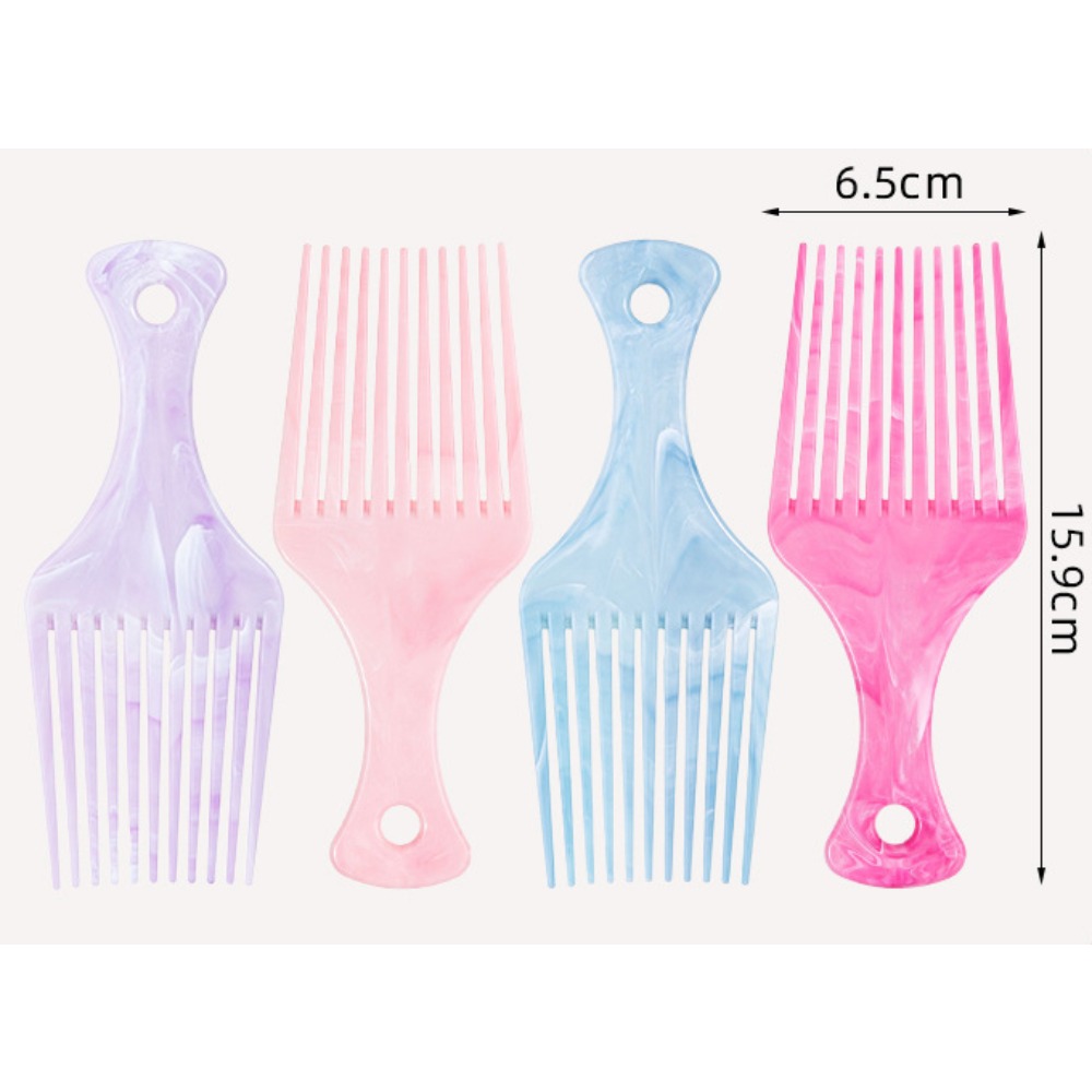 Frisør hårstyling afro kam frisørkam krøllete hårplukkeverktøy egnet for naturlig krøllete hår расческа для волос