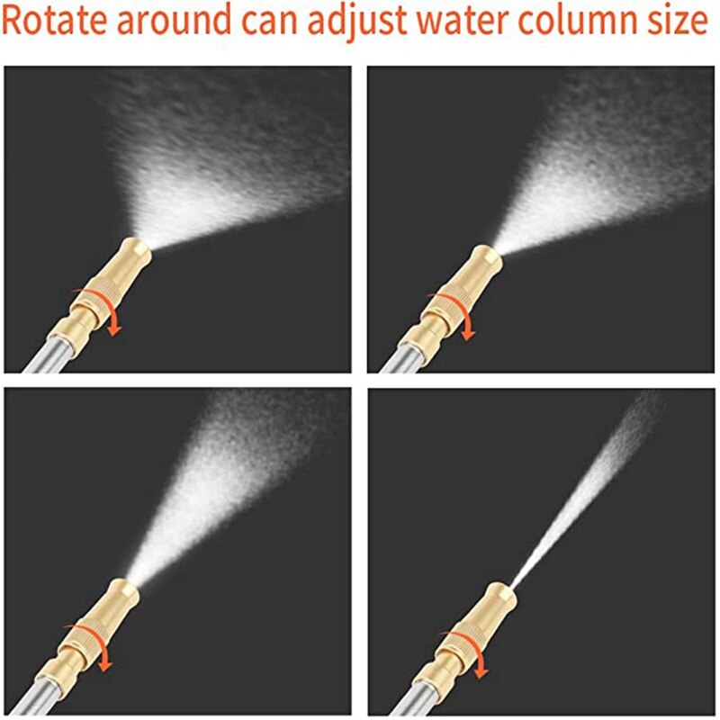 High-Pressure Power Washer, Glass Window Cleaning Sprayer, Expandable Household Garden Car Washing